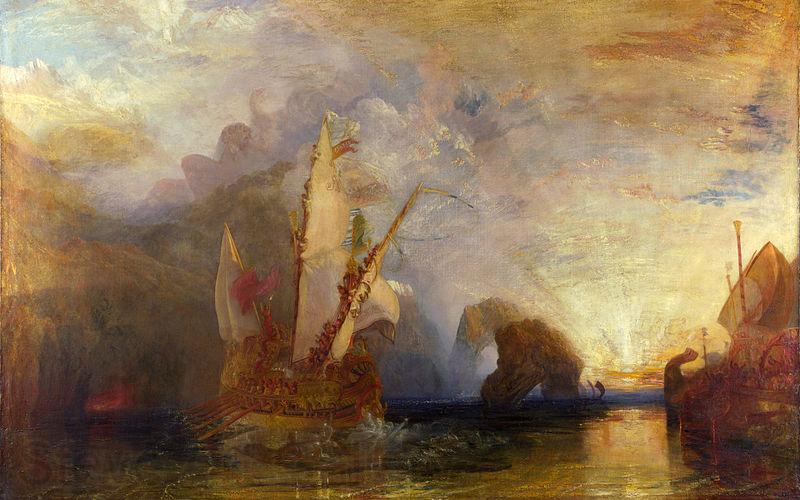 Joseph Mallord William Turner Ulysses deriding Polyphemus Spain oil painting art